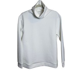 Tuckernuck Duffield Lane White Pullover Sweatshirt Women's Sz. L